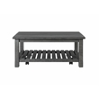 Martin Svensson Barn Door Solid Wood Coffee Table Gray