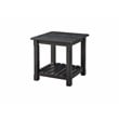 Martin Svensson Barn Door Solid Wood End Table Antique Black