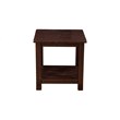 Martin Svensson Barn Door Solid Wood End Table Espresso