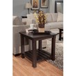 Martin Svensson Barn Door Solid Wood End Table Espresso