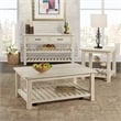 Martin Svensson Barn Door Solid Wood Sofa Console Table Antique White