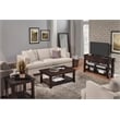 Martin Svensson Barn Door Solid Wood Sofa Console Table Espresso