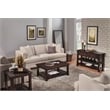 Martin Svensson Barn Door Solid Wood Sofa Console Table Espresso