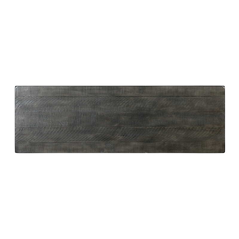 Martin Svensson Barn Door Solid Wood  Sofa Console Table Gray