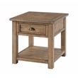 Martin Svensson Home Monterey Solid Wood 1 Drawer End Table Reclaimed Natural