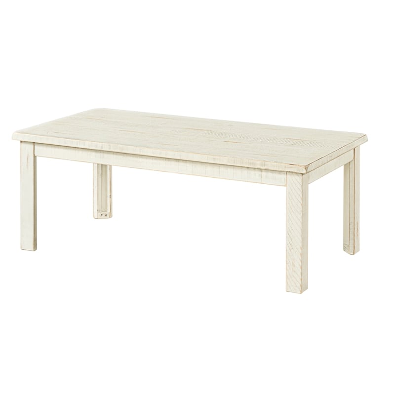 Martin Svensson Home Ventura Solid Wood Coffee Table Antique White