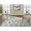 Martin Svensson Home Ventura Solid Wood End Table Antique White