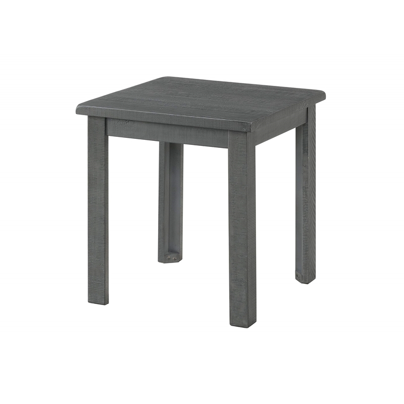 Martin Svensson Home Ventura Solid Wood End Table Gray