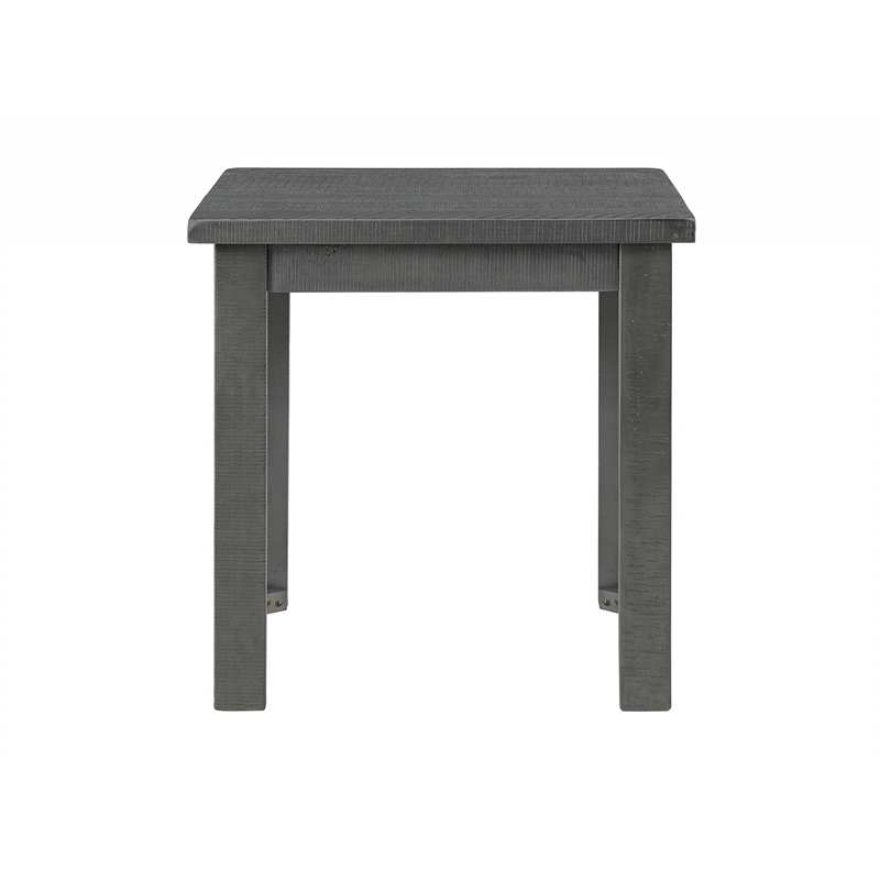 Martin Svensson Home Ventura Solid Wood End Table Gray
