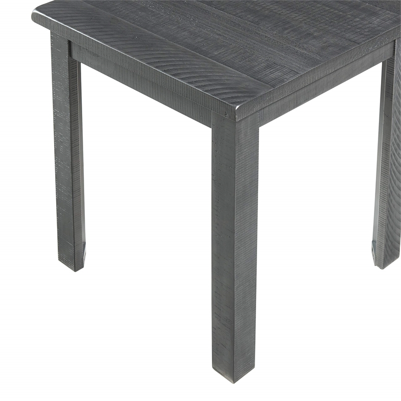 Martin Svensson Home Ventura Solid Wood End Table Gray