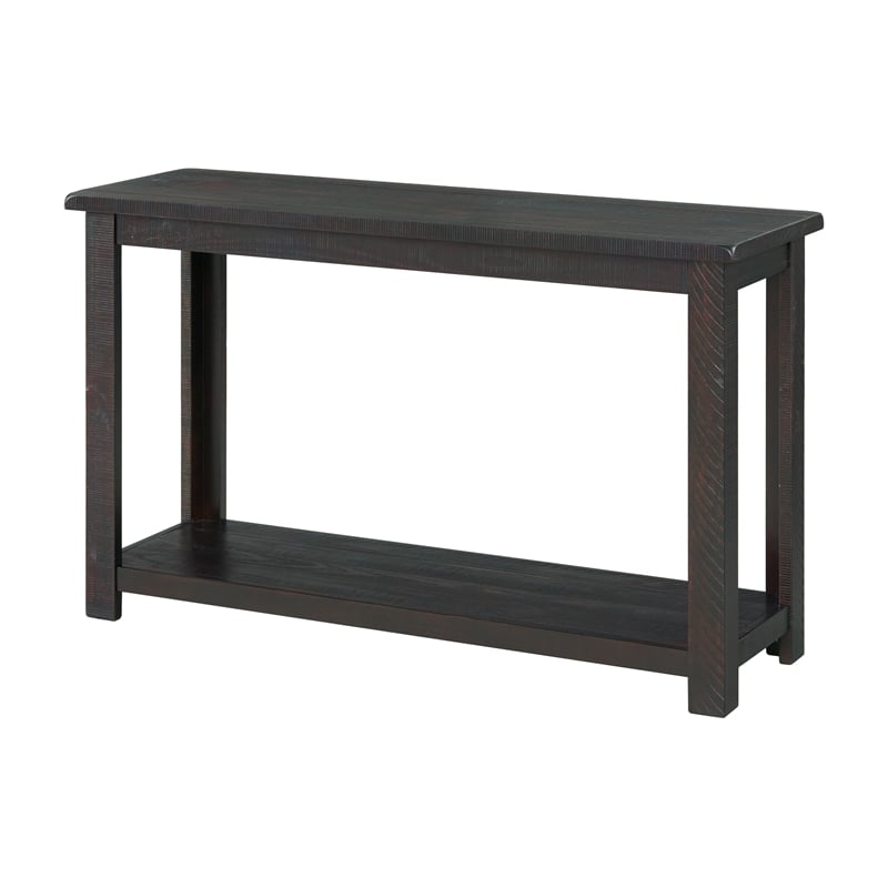 Martin Svensson Home Ventura Solid Wood Sofa Console Table Espresso