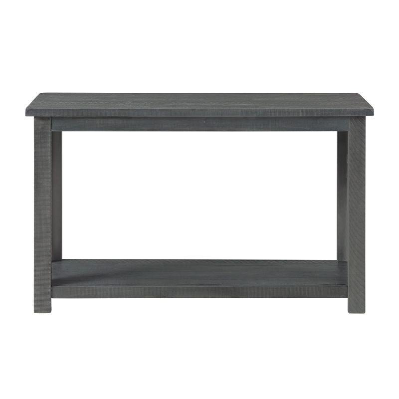 Martin Svensson Home Ventura Solid Wood Sofa Console Table Gray