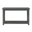 Martin Svensson Home Ventura Solid Wood Sofa Console Table Gray