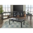 Martin Svensson Home Ventura Solid Wood Sofa Console Table Gray