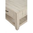 Martin Svensson Home Rustic Solid Wood 2 Drawer Coffee Table Antique White