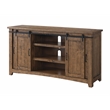 Martin Svensson Home Chesapeake Solid Wood TV Stand Natural Brown Finish