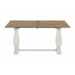 Martin Svensson Home Napa Solid Wood Flip Top Sofa Table White Stain and Natural