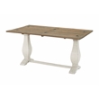 Martin Svensson Home Napa Solid Wood Flip Top Sofa Table White Stain and Natural