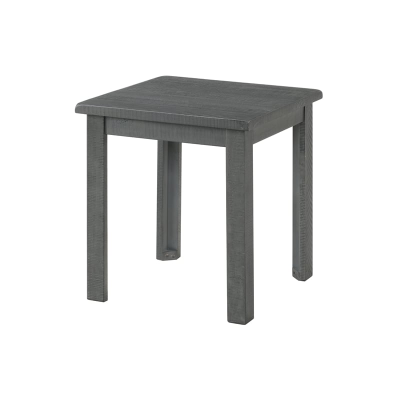 Martin Svensson Home Ventura Solid Wood Gray Coffee Table + 2 End Table Set
