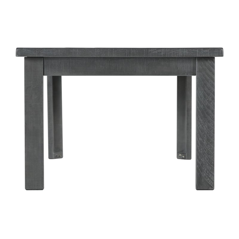 Martin Svensson Home Ventura Solid Wood Gray Coffee Table + 2 End Table Set