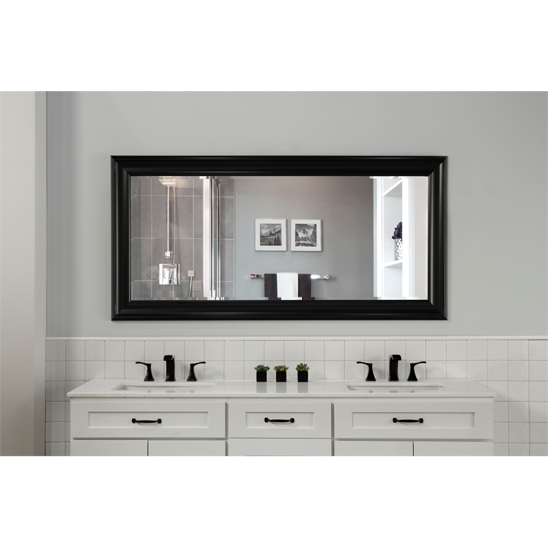 Martin Svensson Home Black Full Length Leaner Mirror