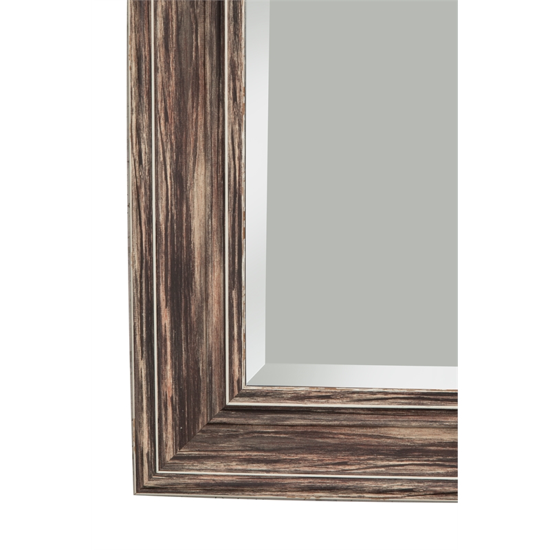 Martin Svensson Home Antique Black Farmhouse Full Length Leaner Mirror