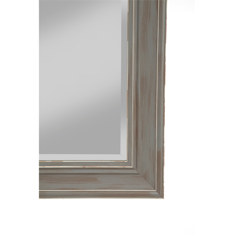Martin Svensson Home Antique Gray Farmhouse Full Length Leaner Mirror