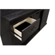 Martin Svensson Home Coastal Farmhouse 2 Drawer Nightstand Antique Black