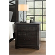 Martin Svensson Home Coastal Farmhouse 2 Drawer Nightstand Antique Black
