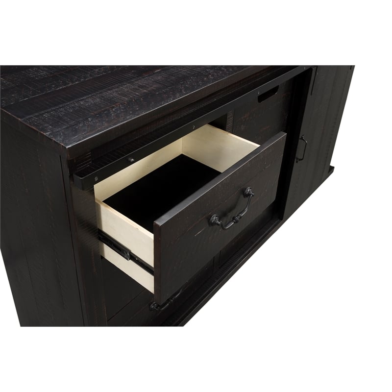 Martin Svensson Home Coastal Farmhouse 5 Drawer Chest Antique Black