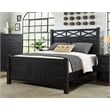 Martin Svensson Home Coastal Farmhouse King Bed Antique Black
