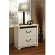 Martin Svensson Home Coastal Farmhouse 2 Drawer Nightstand Antique White