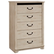 Martin Svensson Home Coastal Farmhouse 5 Drawer Chest Antique White