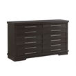 Martin Svensson Home Waterfront 6 Drawer Solid Wood Dresser Espresso Brown