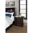 Martin Svensson Home Waterfront 2 Drawer Solid Wood Nightstand Espresso Brown