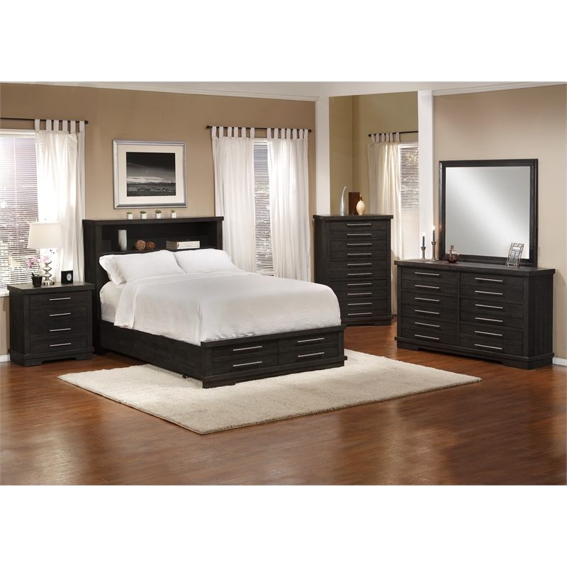 Martin Svensson Home Waterfront 6 Drawer Solid Wood Dresser Gray