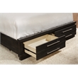 Martin Svensson Home Waterfront Queen Bookcase Storage Bed Gray