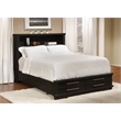 Martin Svensson Home Waterfront Queen Bookcase Storage Bed Gray