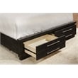 Martin Svensson Home Waterfront King Bookcase Storage Bed Gray