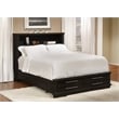 Martin Svensson Home Waterfront King Bookcase Storage Bed Gray