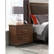 Martin Svensson Home La Jolla 2 Drawer Nightstand Coffee Brown Walnut