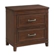 Martin Svensson Home La Jolla 2 Drawer Nightstand Coffee Brown Walnut
