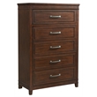 Martin Svensson Home La Jolla 5 Drawer Chest Coffee Brown Walnut