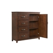Martin Svensson Home La Jolla 4 Drawer Media Chest Coffee Brown Walnut