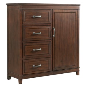 Martin Svensson Home La Jolla 4 Drawer Media Chest Coffee Brown Walnut