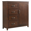 Martin Svensson Home La Jolla 4 Drawer Media Chest Coffee Brown Walnut