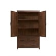 Martin Svensson Home La Jolla 3 Drawer Armoire Coffee Brown Walnut
