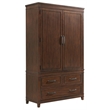 Martin Svensson Home La Jolla 3 Drawer Armoire Coffee Brown Walnut