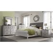 Martin Svensson Home Del Mar King Bed White with Gray Linen
