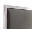 Martin Svensson Home Del Mar California King Bed White with Gray Linen